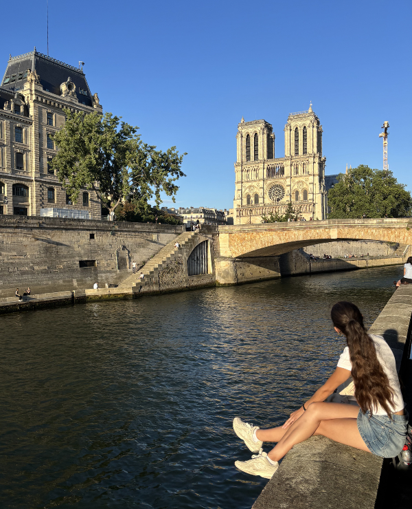 Seine'den Notre Dame Manzarası