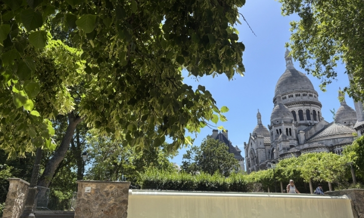 Park Marcel Sacre Coeur Manzarası