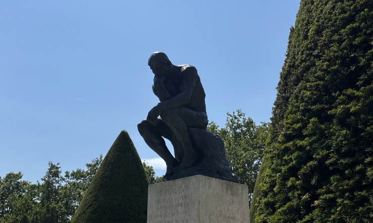 Rodin Müzesi Düşünen Adam Heykeli
